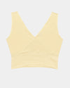 BASERANGE 25 Autumn/Winter Garlin Top Vest BAS-TSGA-FL-AU25-ANA YELLOW